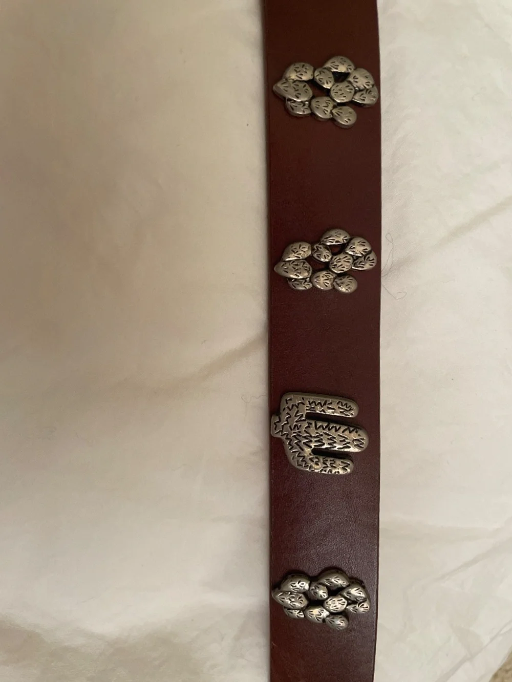 Leather belt